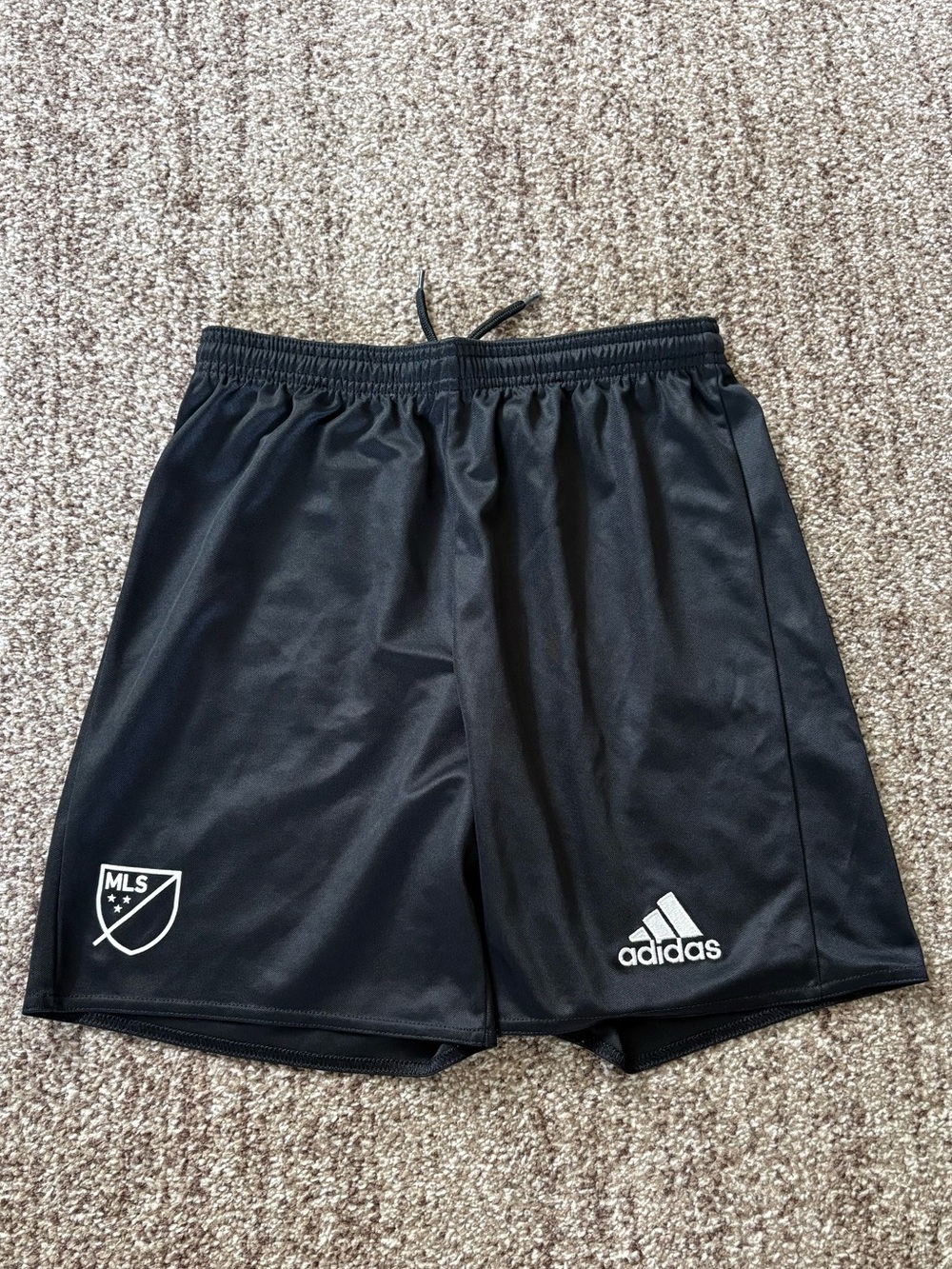 Adidas MLS Aeroready Black Soccer Shorts Kids Youth Large